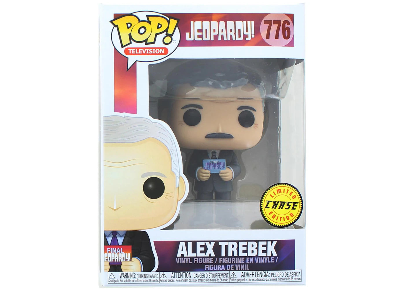 Funko Pop! Television Jeopardy Alex Trebek Chase Edition Figure #776-