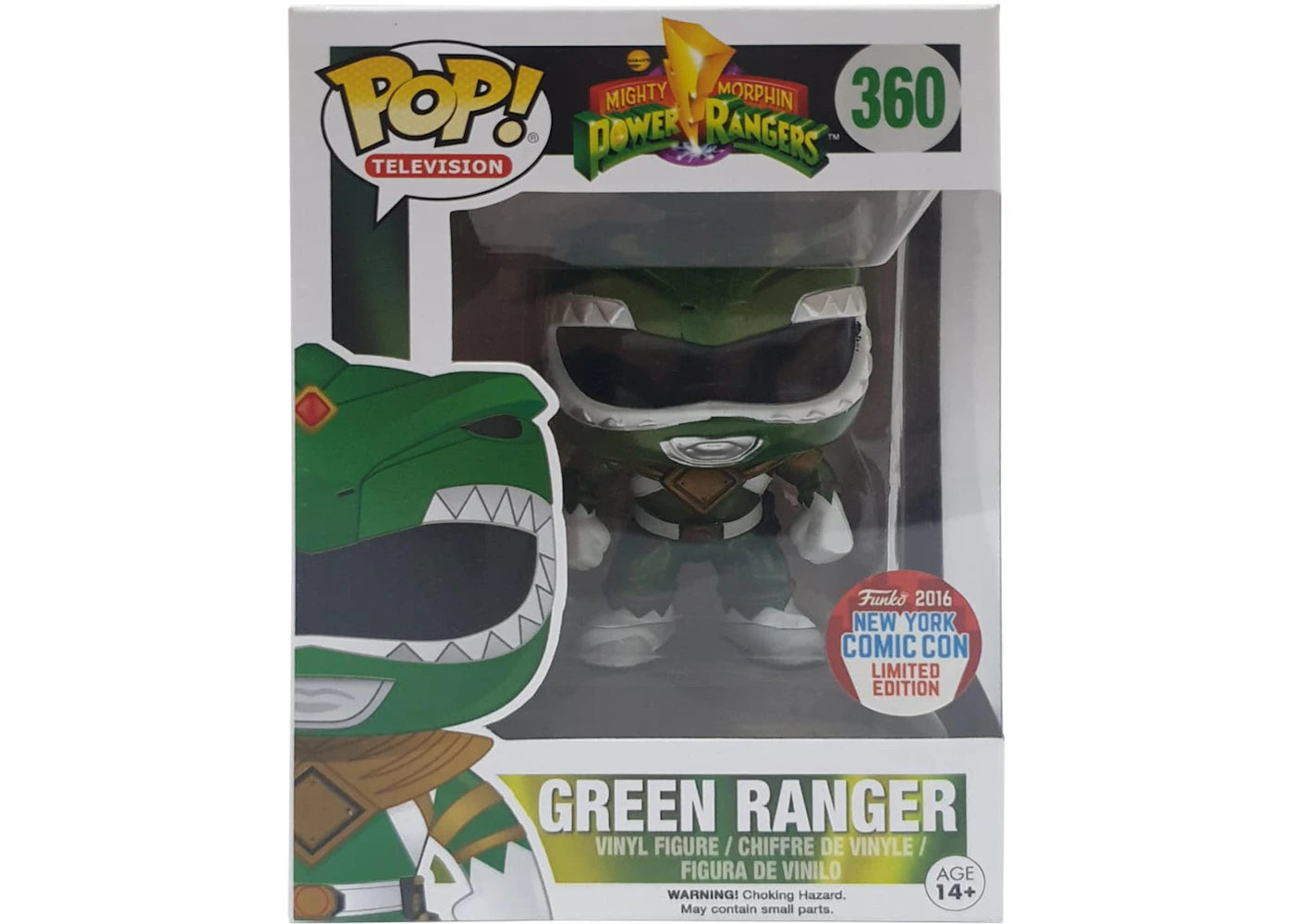 Funko Pop! Television Power Rangers Green Ranger NYCC Figure #360-
