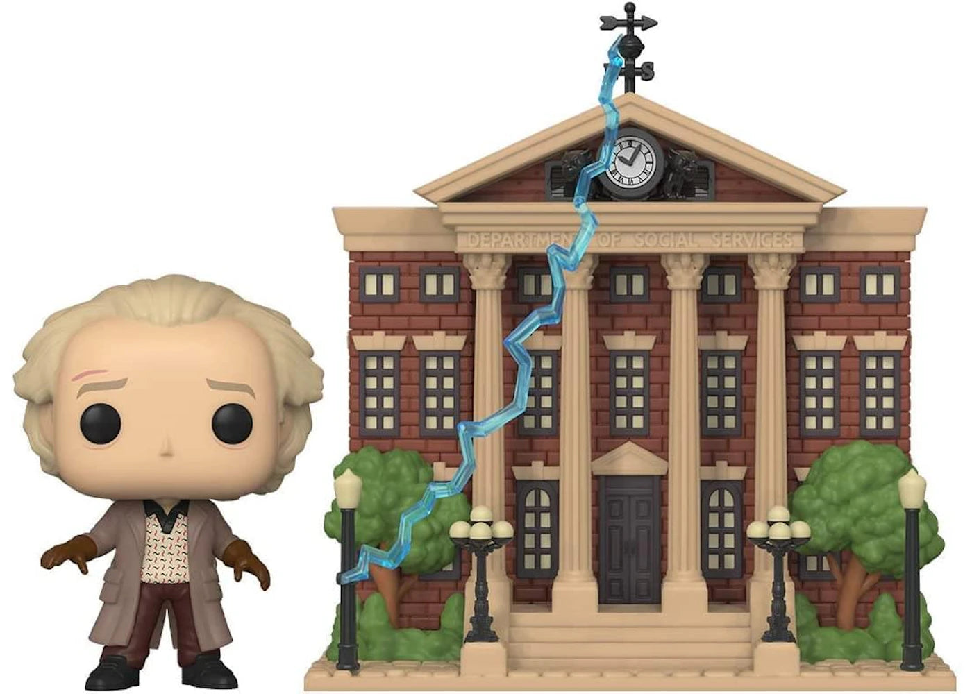 Funko Pop! Town Back to the Future Doc with Clock Tower Figure #15-