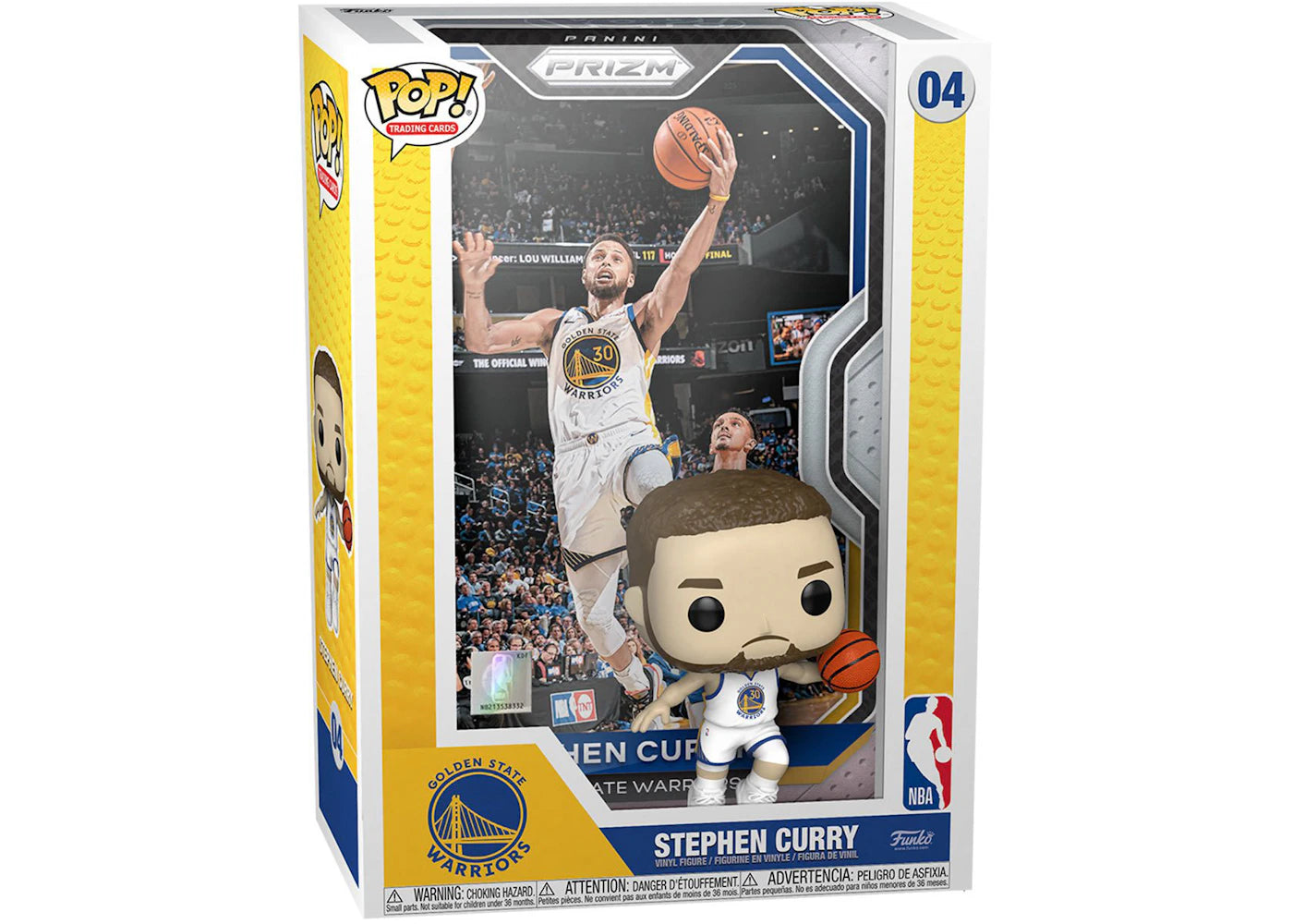 Funko Pop! Trading Cards NBA Panini Prizm Golden State Warriors Stephen Curry Figure #04-