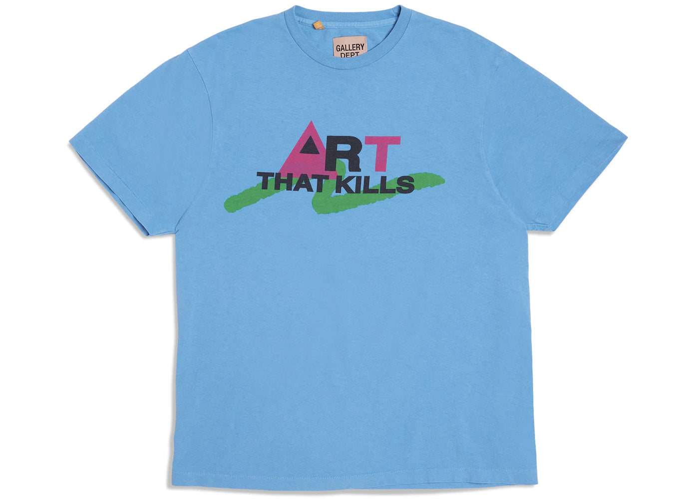 T-shirt bleu années 80 de Gallery Dept.