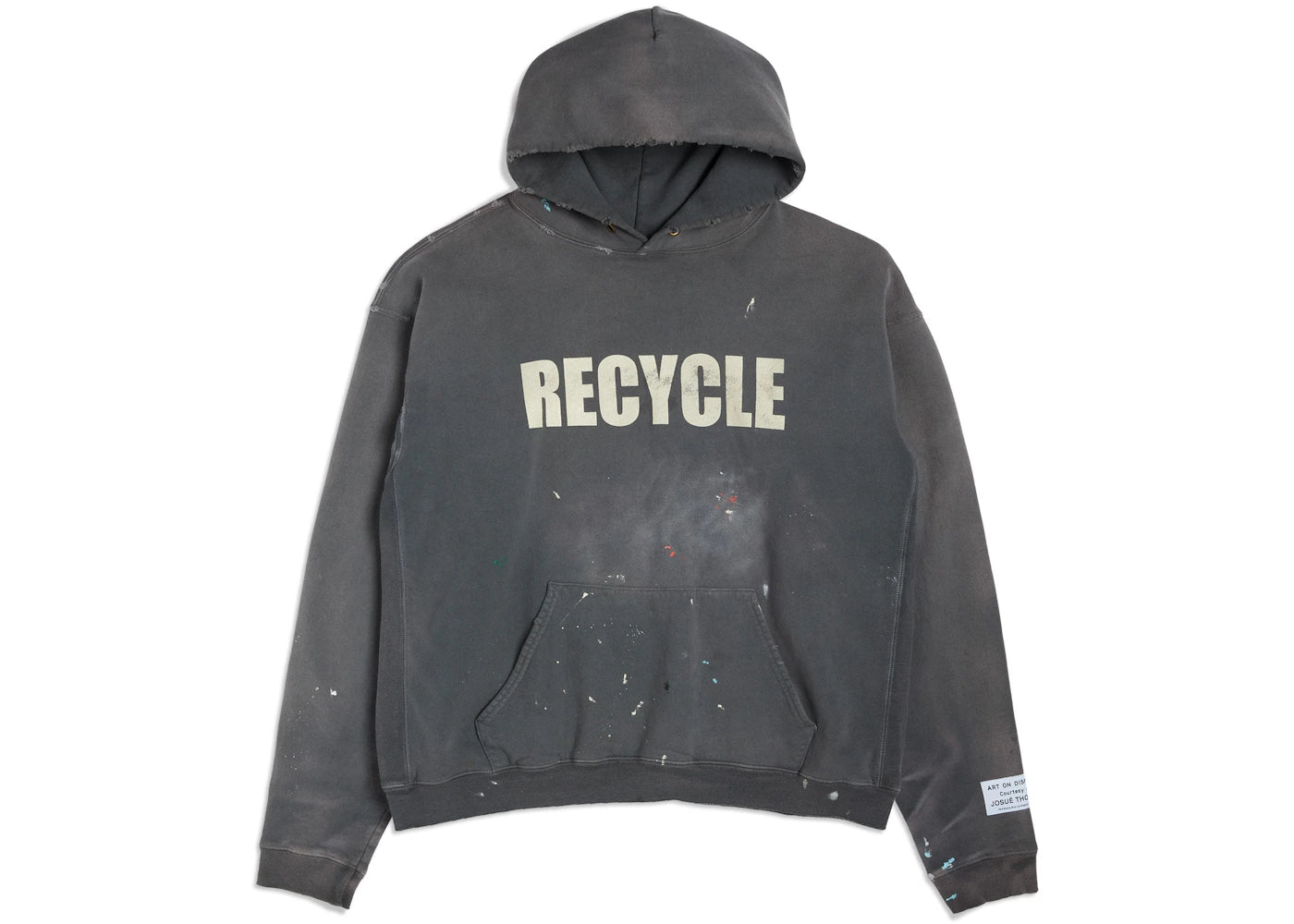 Gallery Dept. 90's Recycle Hoodie-Washed Black