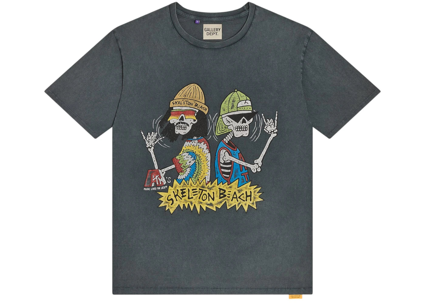 Gallery Dept. ATK Skeleton Beach Tee-Black
