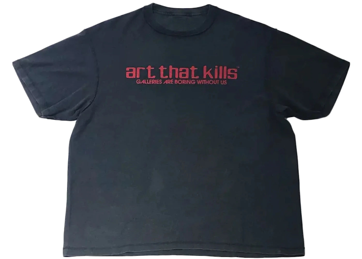 Gallery Dept. Art That Kills Logo Reversible T-Shirt-Vintage Black