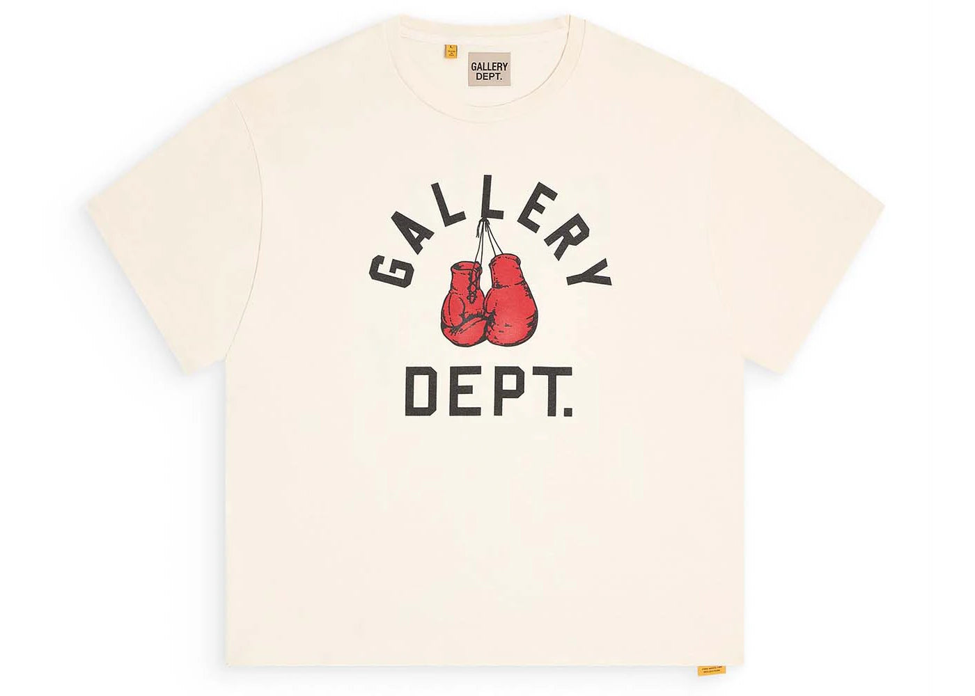 Gallery Dept. Boxing Merch Tee-Cream