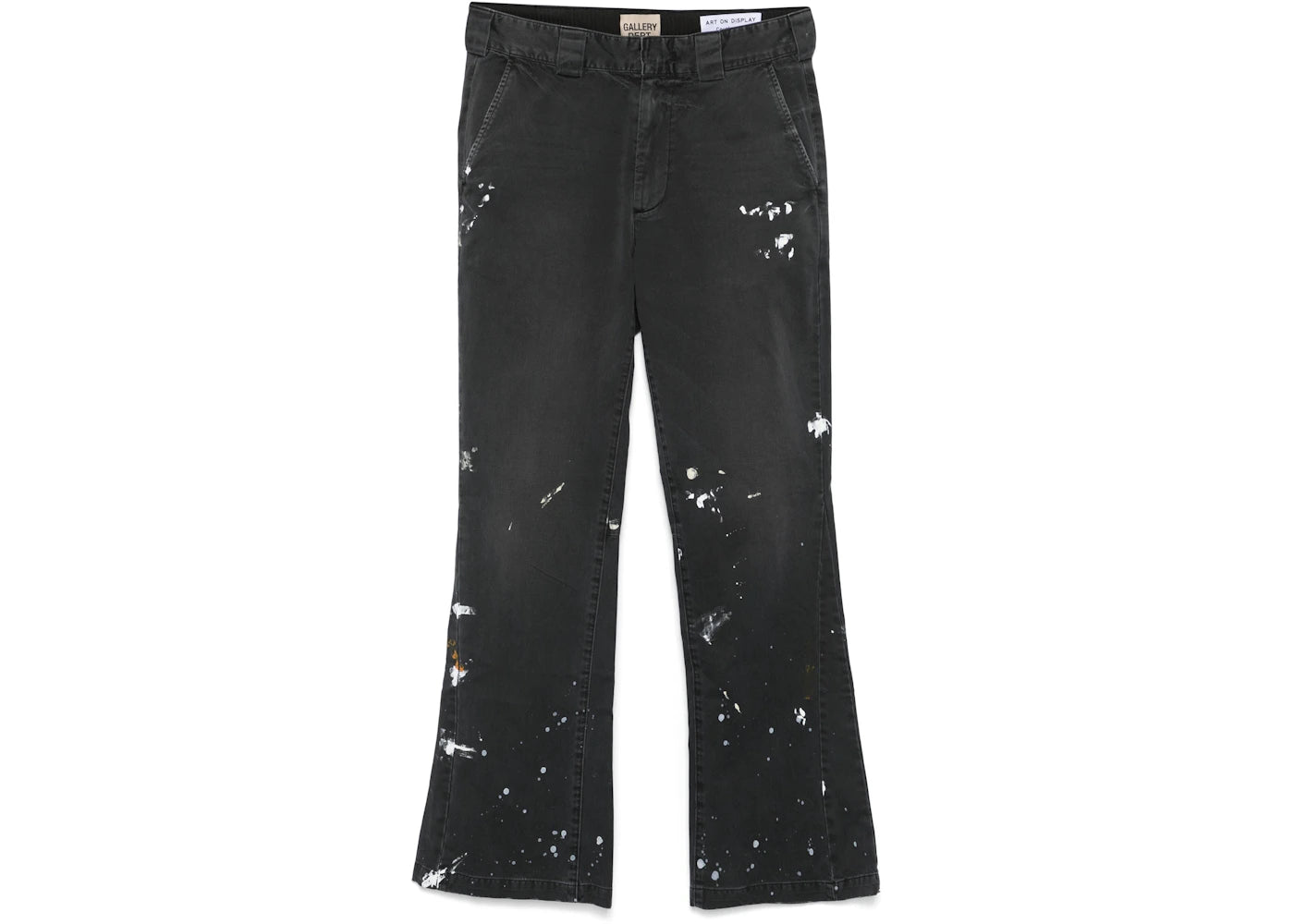 Pantalon chino évasé noir Gallery Dept.