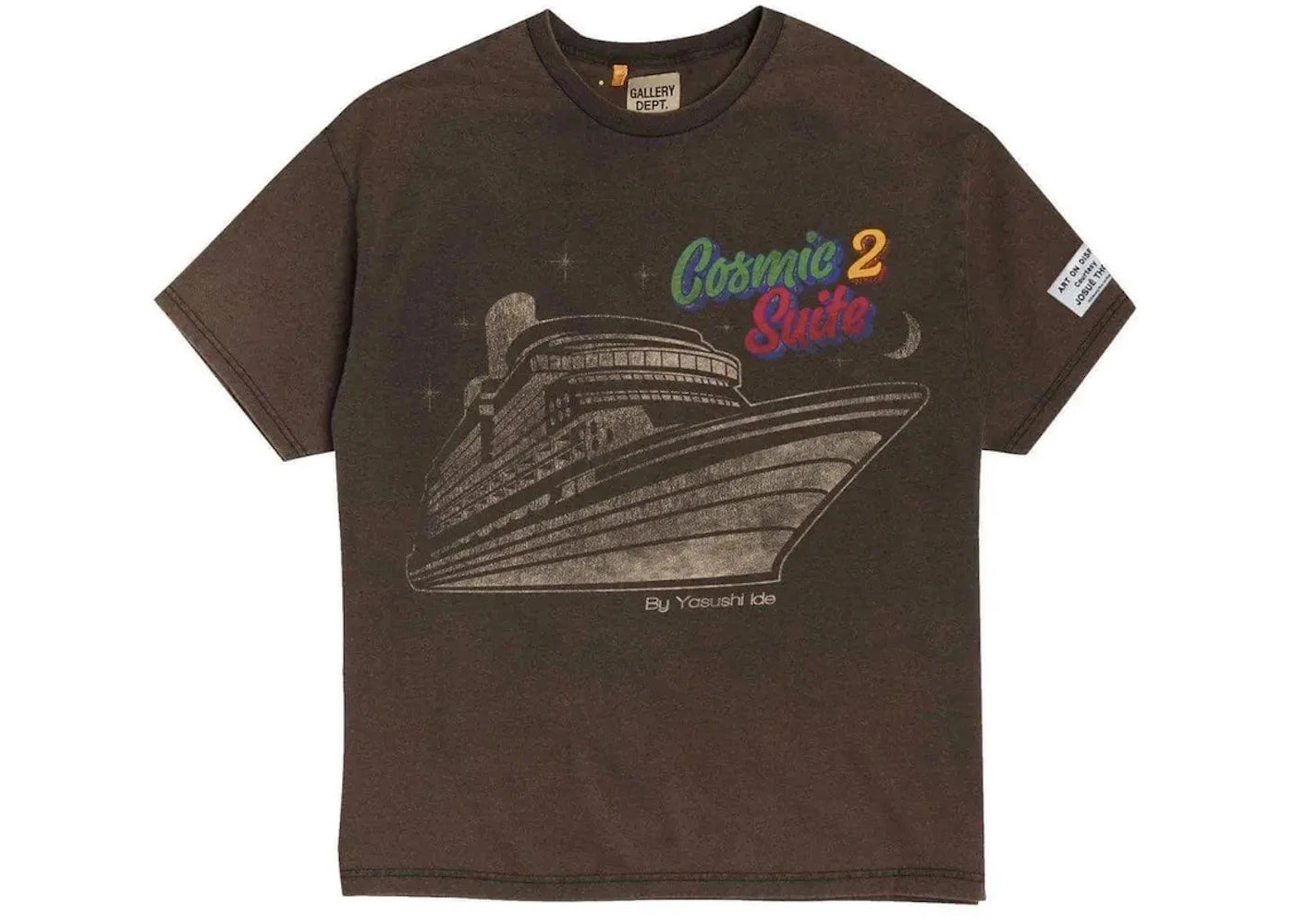 Gallery Dept. Cosmic Suite 2 Limited T-Shirt-Vintage Black