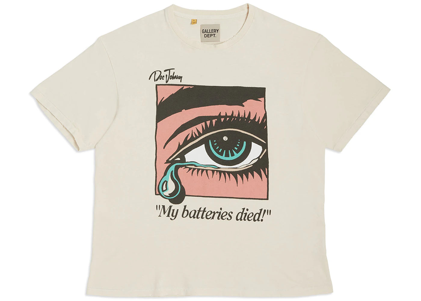 Gallery Dept. Dead Batteries Tee-Antique White