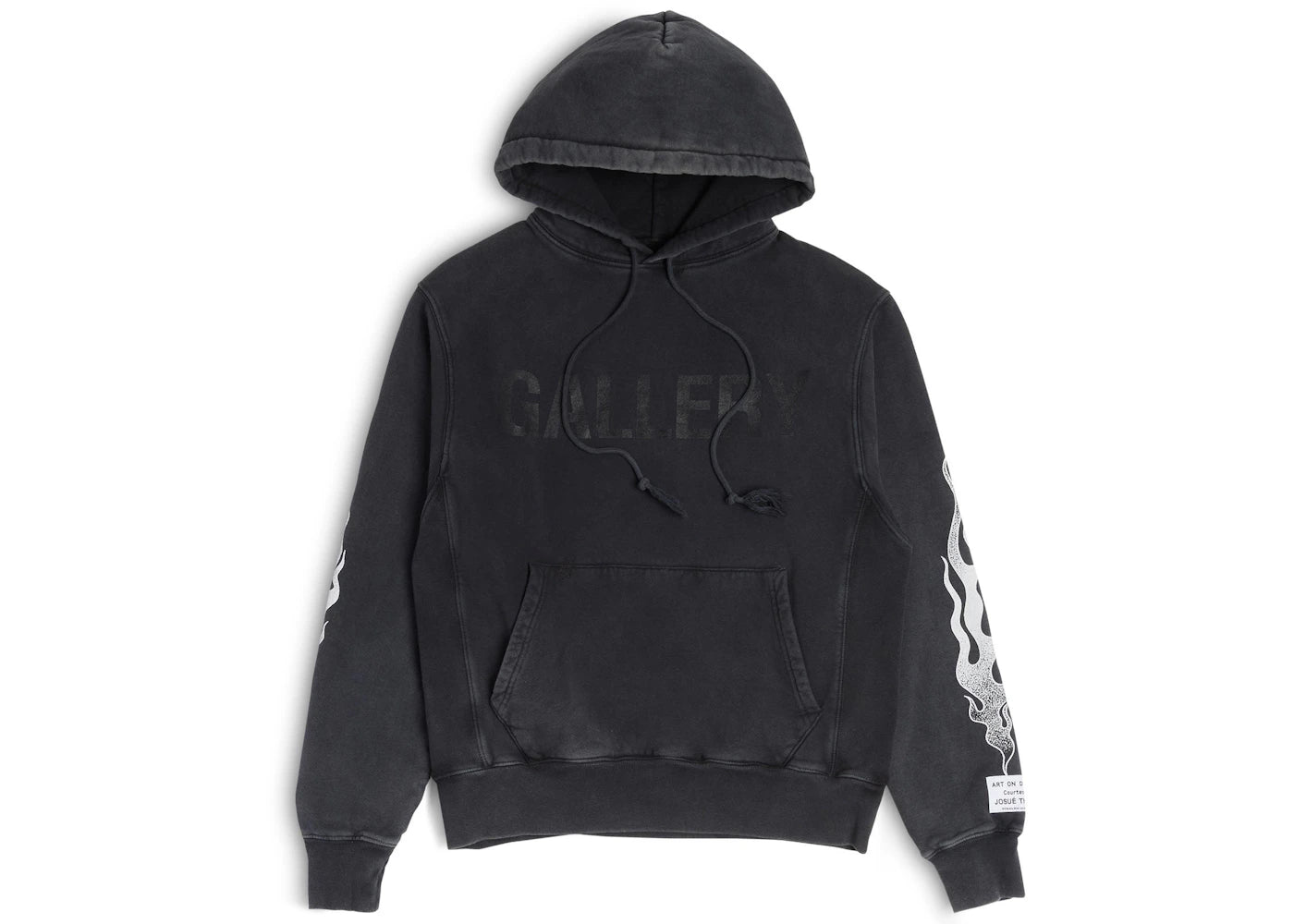 Gallery Dept. Flames Hoodie-Black