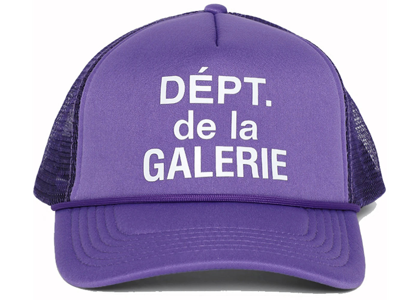 Gallery Dept. French Logo Trucker Hat-Flo Purple