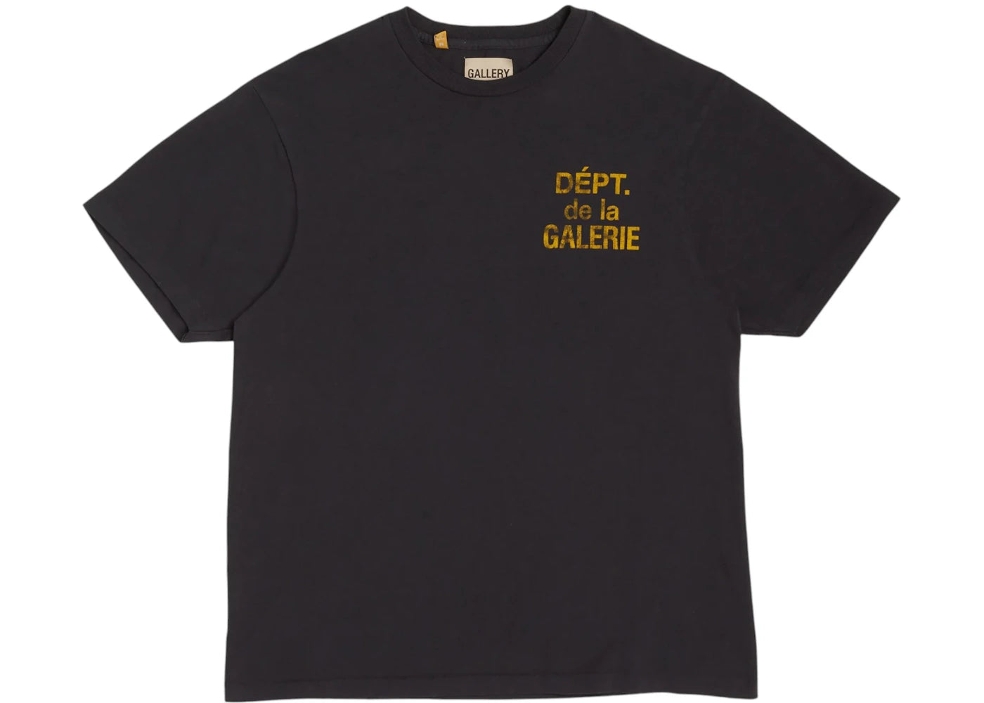 Département Galerie T-shirt français noir délavé