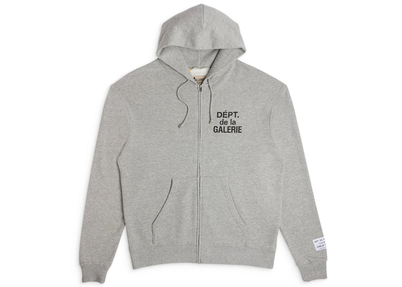 Gallery Dept. French Zip Hoodie-Heather Grey