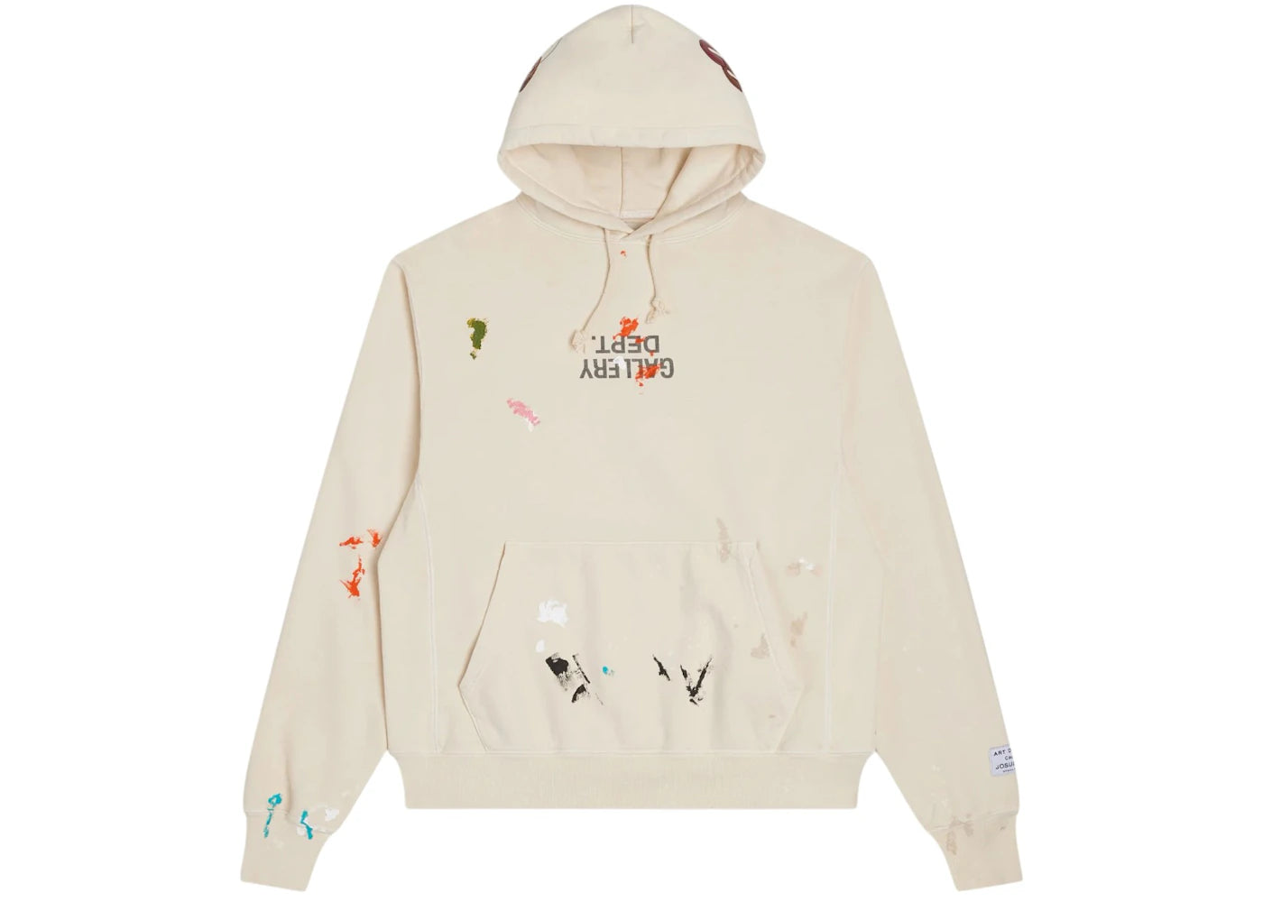 Sweat à capuche Gallery Dept. G-Patch Fucked Up Logo - Crème