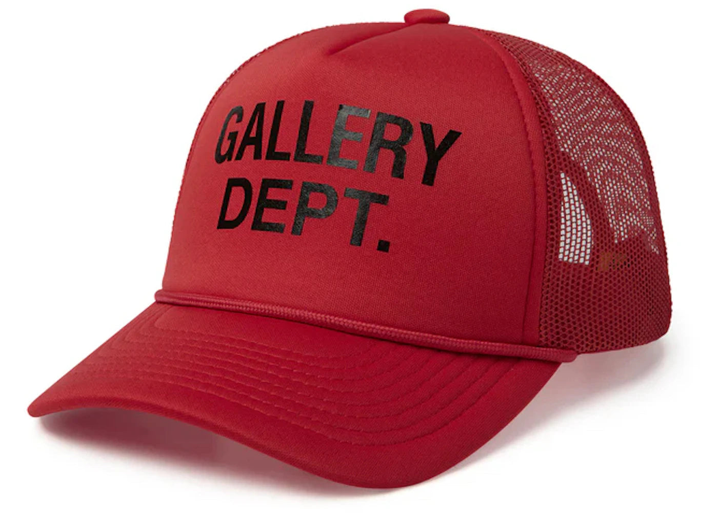 Casquette de camionneur rouge avec logo GD du département Galerie