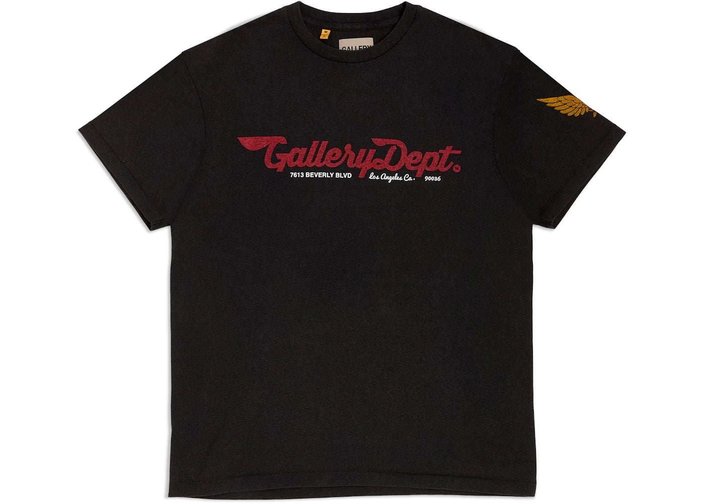 T-shirt noir du département de la galerie, mécanicien