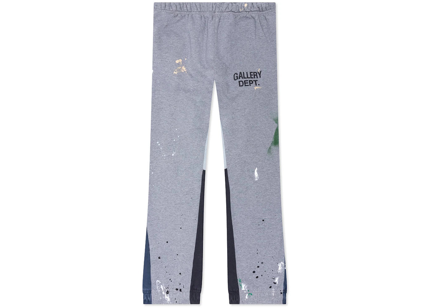 Gallery Dept. Painted Flare Sweat Pants-Heather Grey