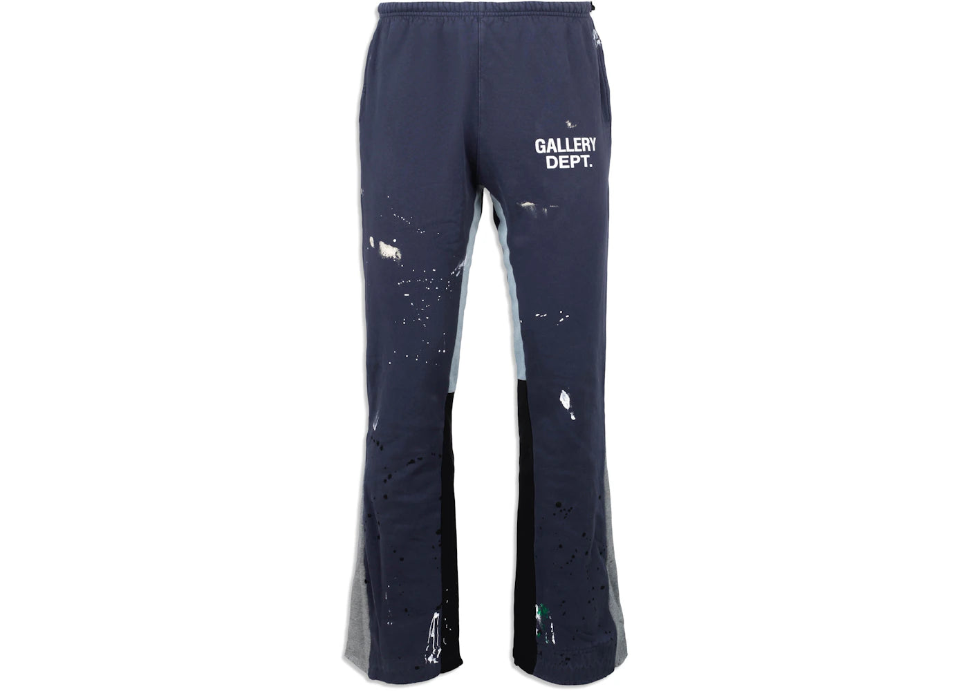 Gallery Dept. Painted Flare Sweat Pants-Navy