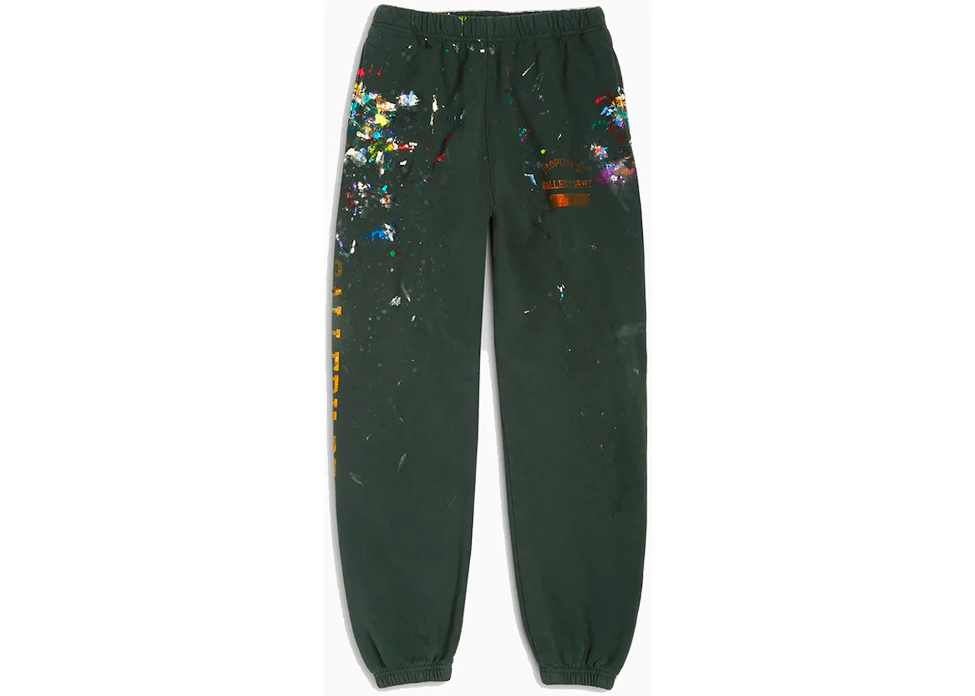 Pantalon de survêtement vert, propriété peinte, département Galerie