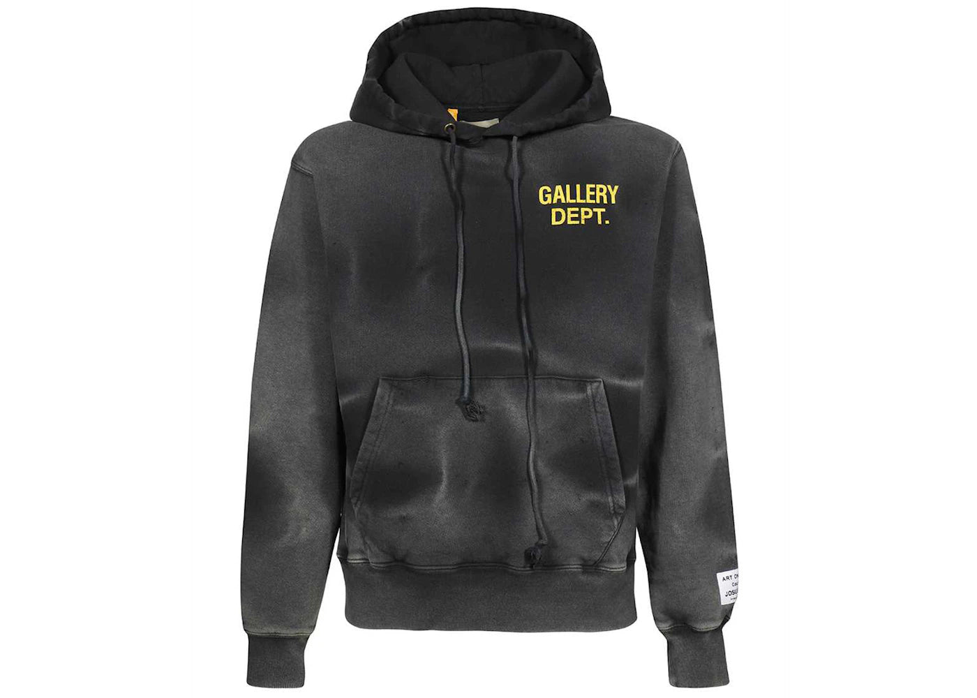 Gallery Dept. Sun Faded English Logo Hoodie-Black