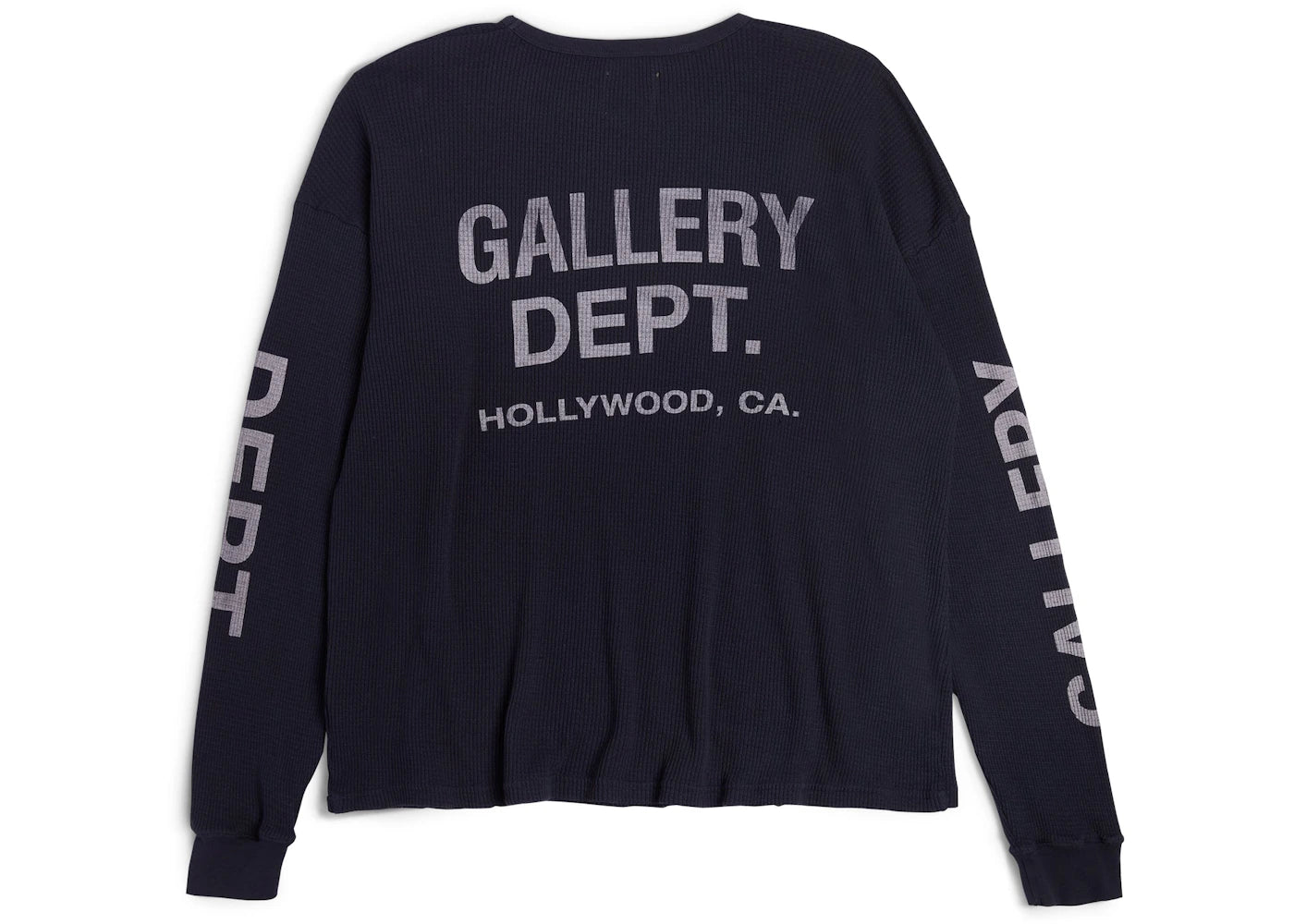 Gallery Dept. Thermal L/S T-shirt-Black