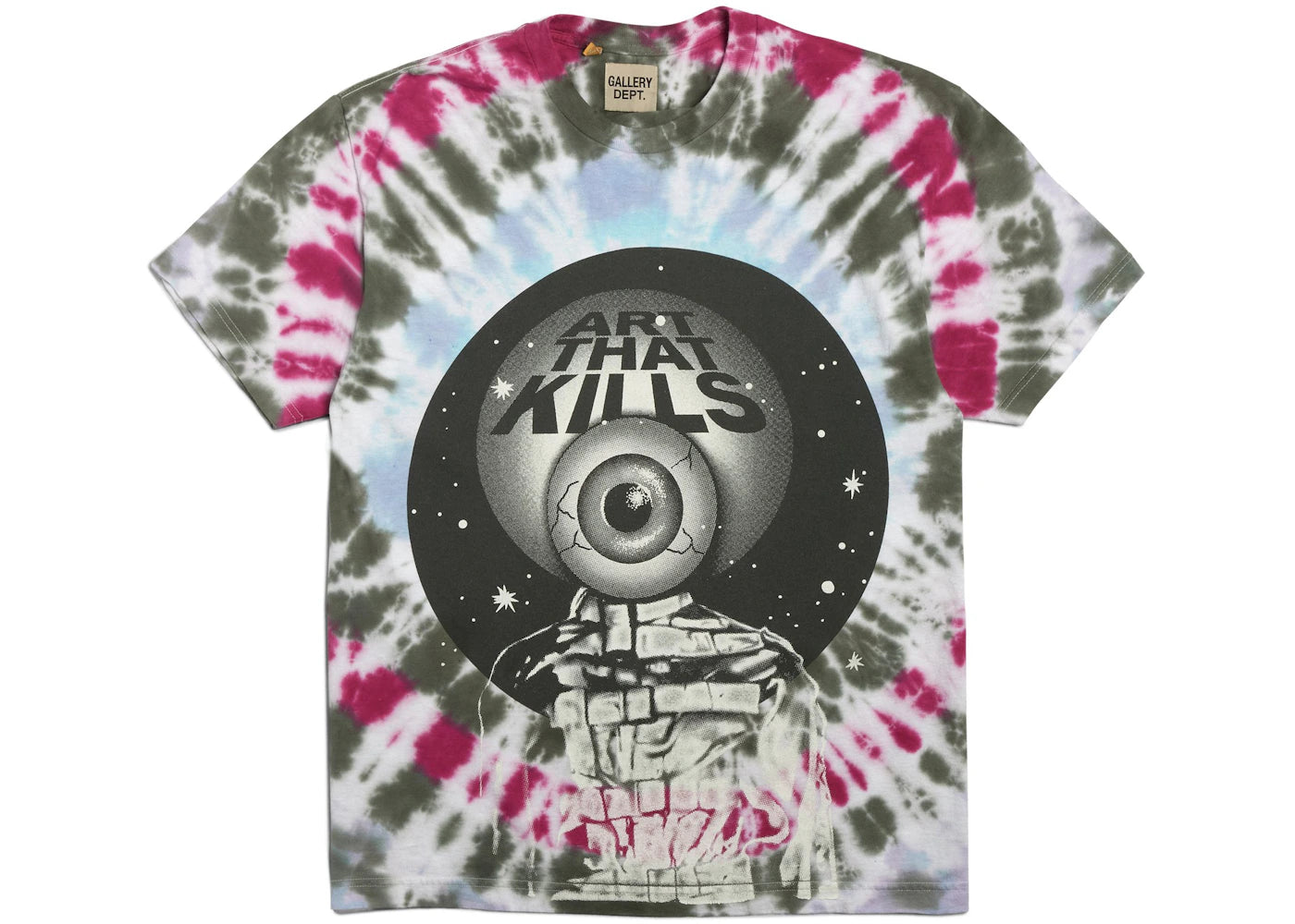 Gallery Dept. Totally Rod T-shirt-Tie Dye