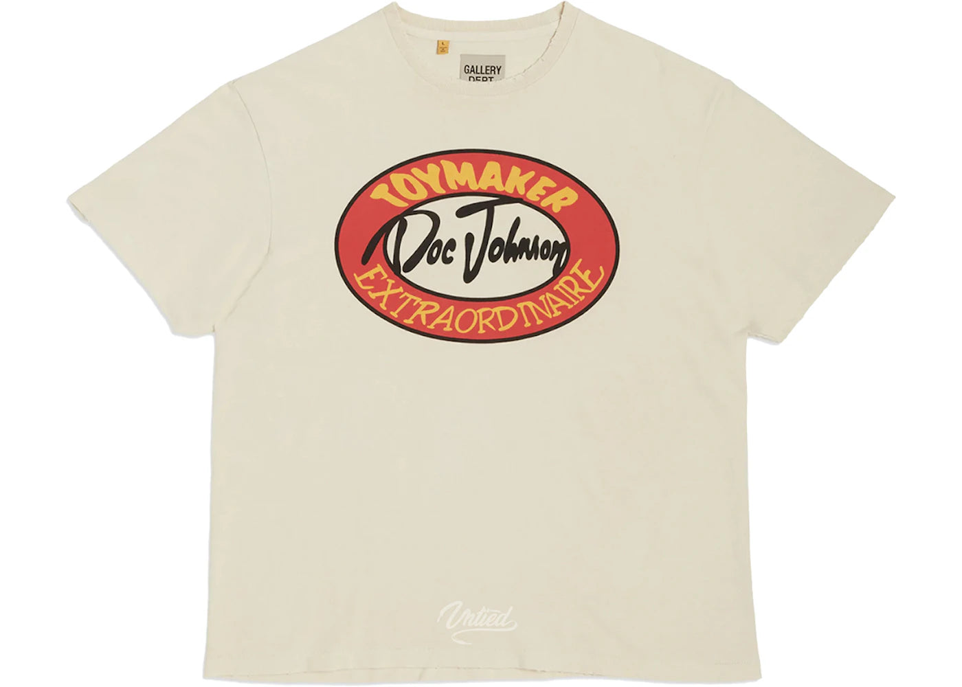 Gallery Dept. Toymaker Doc Johnson Tee-Antique White/Cream