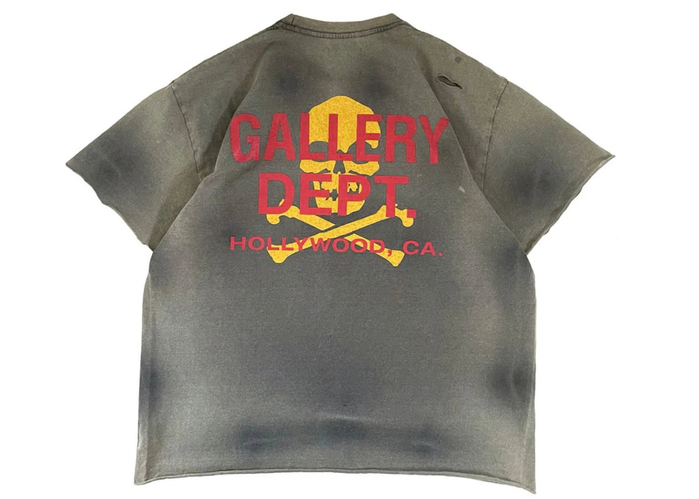 Gallery Dept. Zip Tee-Vintage Black