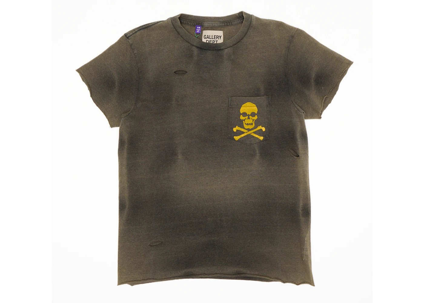 Gallery Dept. Zip Tee Vintage Black