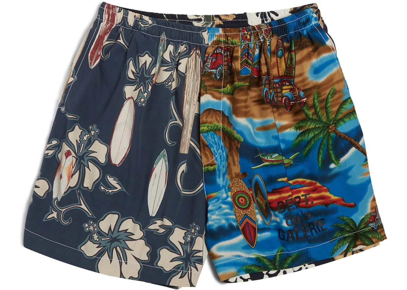 Gallery Dept. Zuma Vacation Shorts-Navy Multi