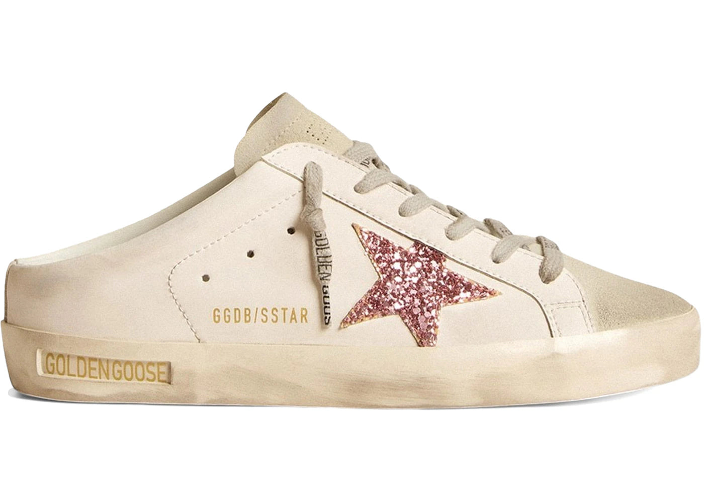 Golden Goose Bio-Based Super-Star Sabot White Ice Pink