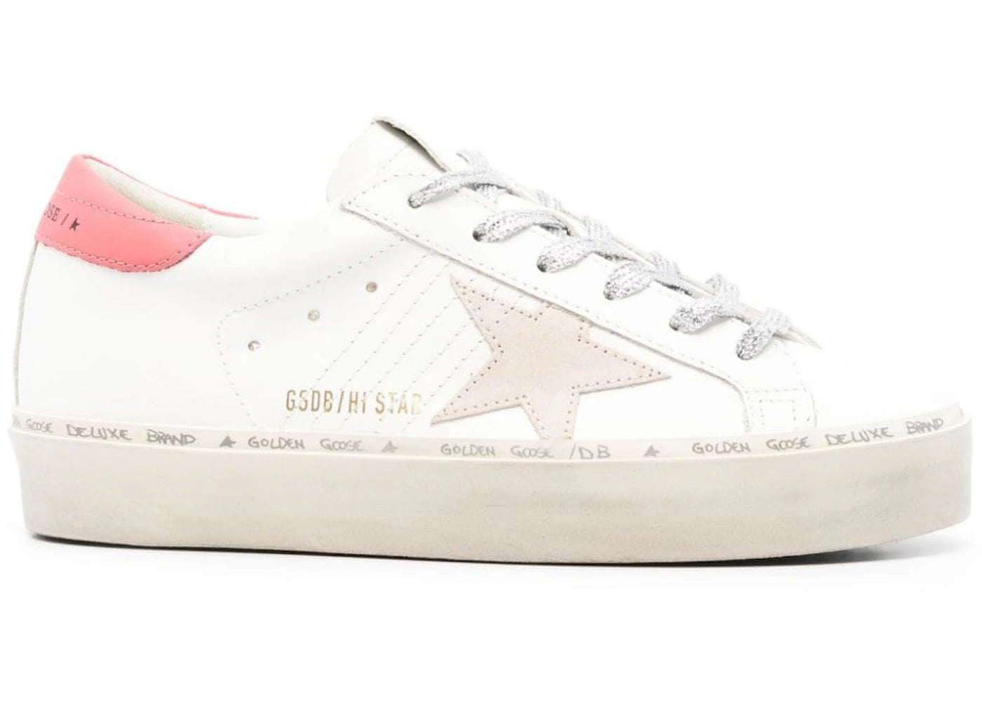 Golden Goose Hi-Star White Coral