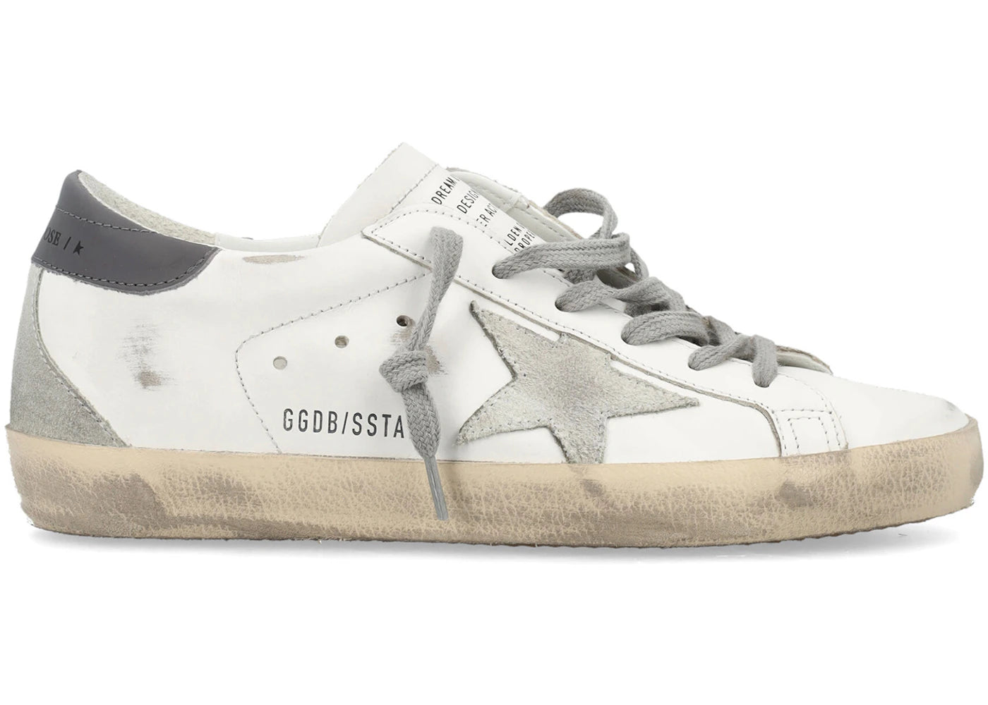 Golden Goose Superstar Deluxe White Ice Dark Grey