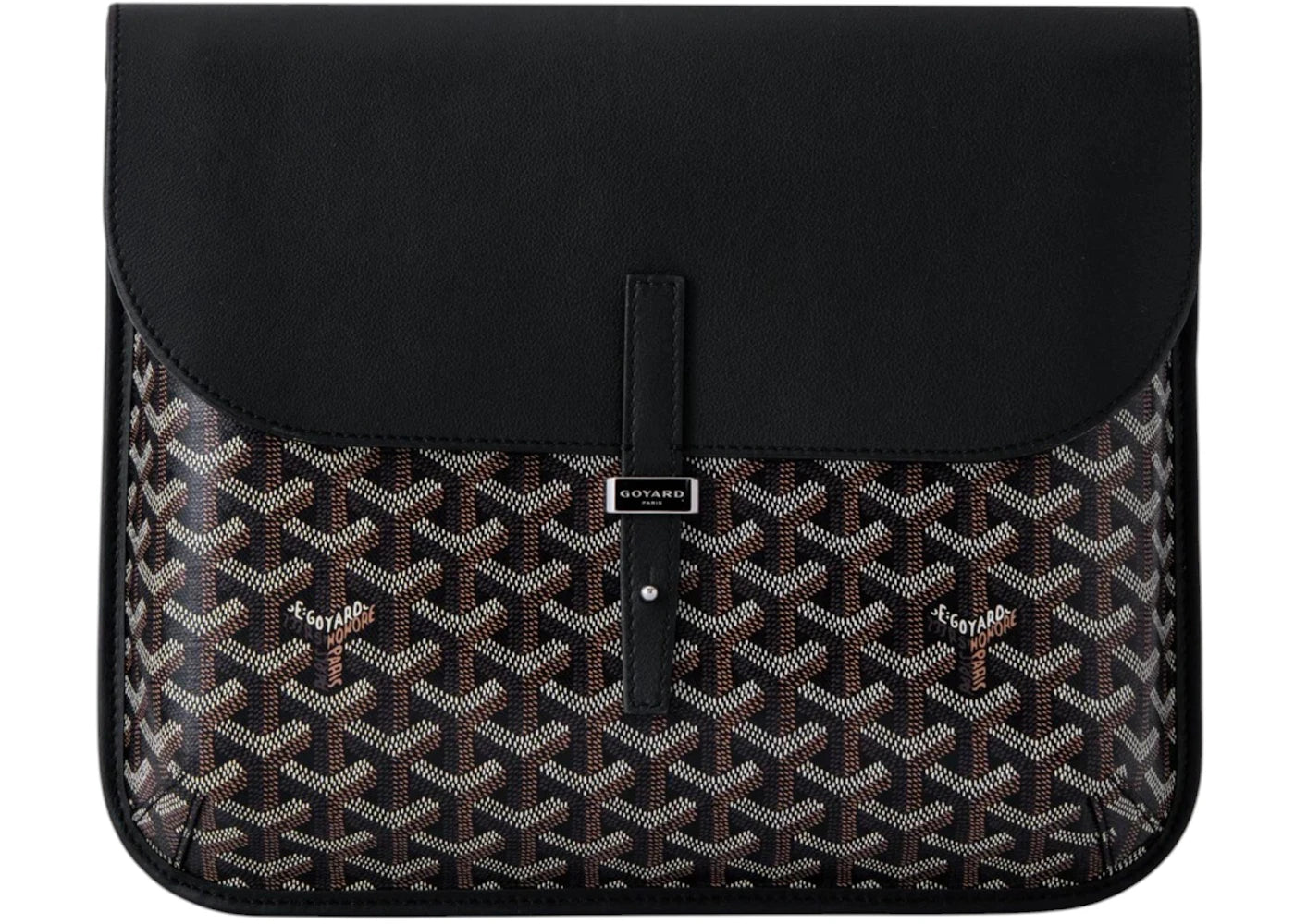 Goyard Coursier Messenger Bag Black - main view