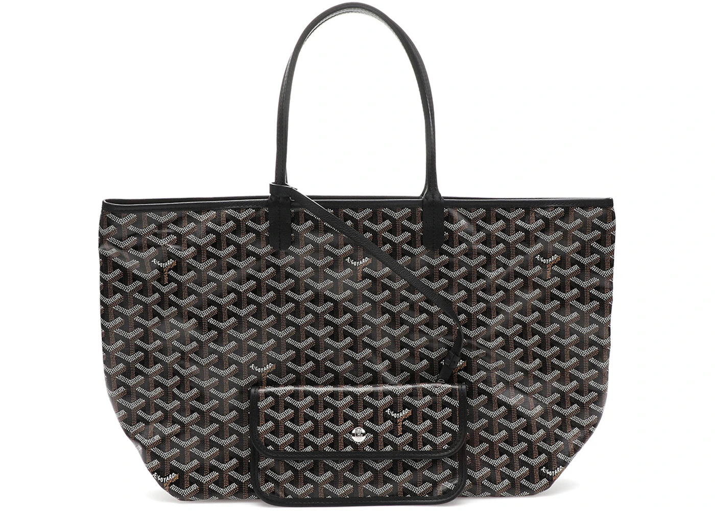 Goyard Saint Louis Tote PM Black - main view