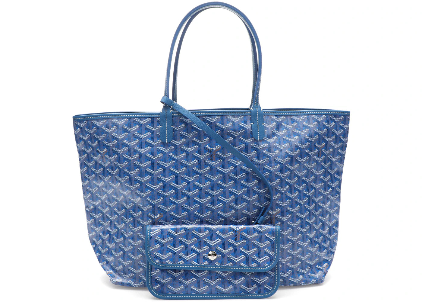 Goyard Saint Louis Tote PM Sky Blue - main view