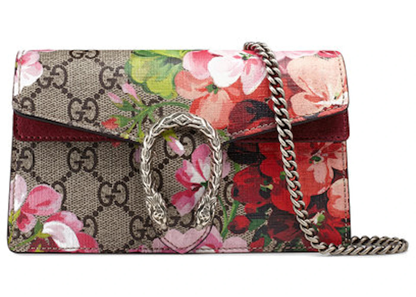 Gucci Dionysus GG Supreme Blooms Super Mini Beige/Ebony - main view