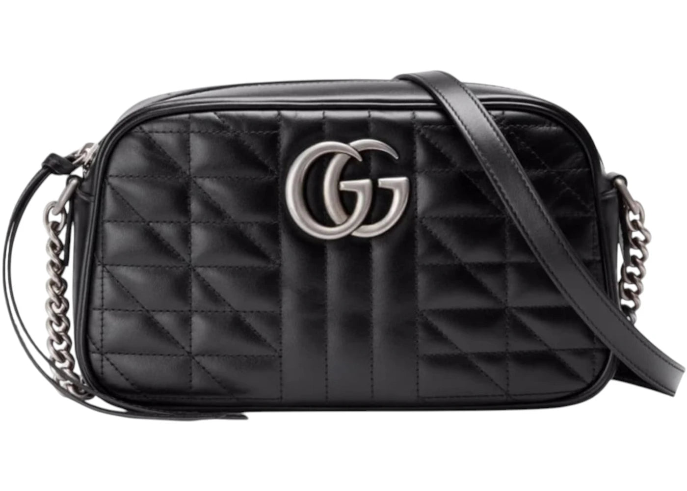 Gucci GG Marmont Small Shoulder Bag Black - main view
