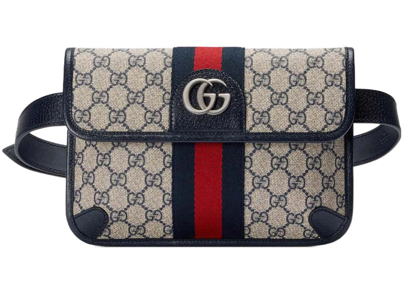 Gucci GG Supreme Belt Bag Grey - main view