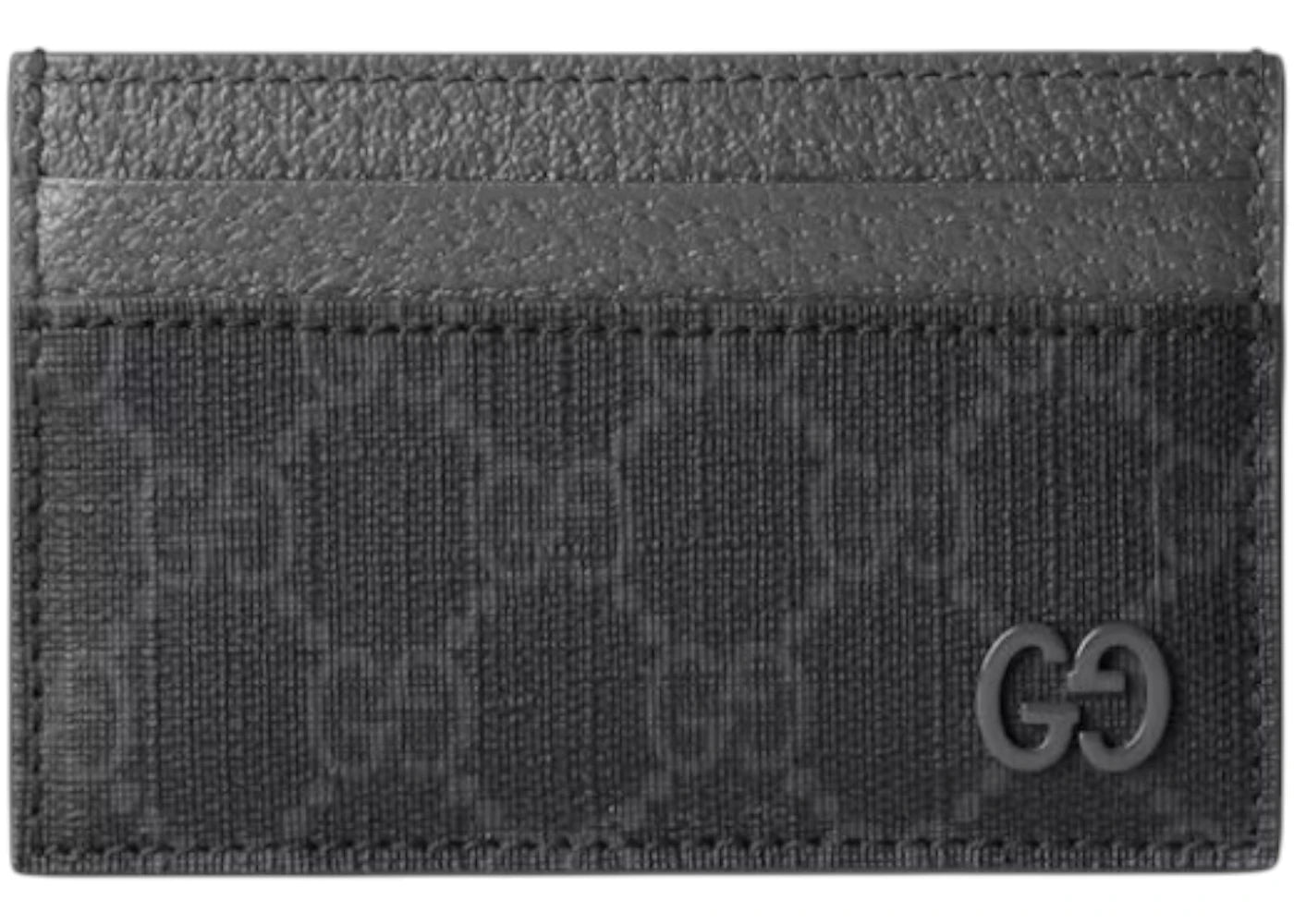 Gucci GG Supreme Card Case Black