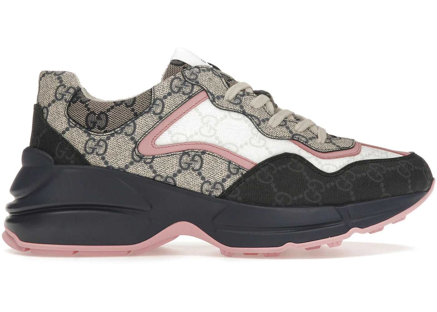 Gucci Rhyton Sneaker-Beige Blue Monogram (Women's)
