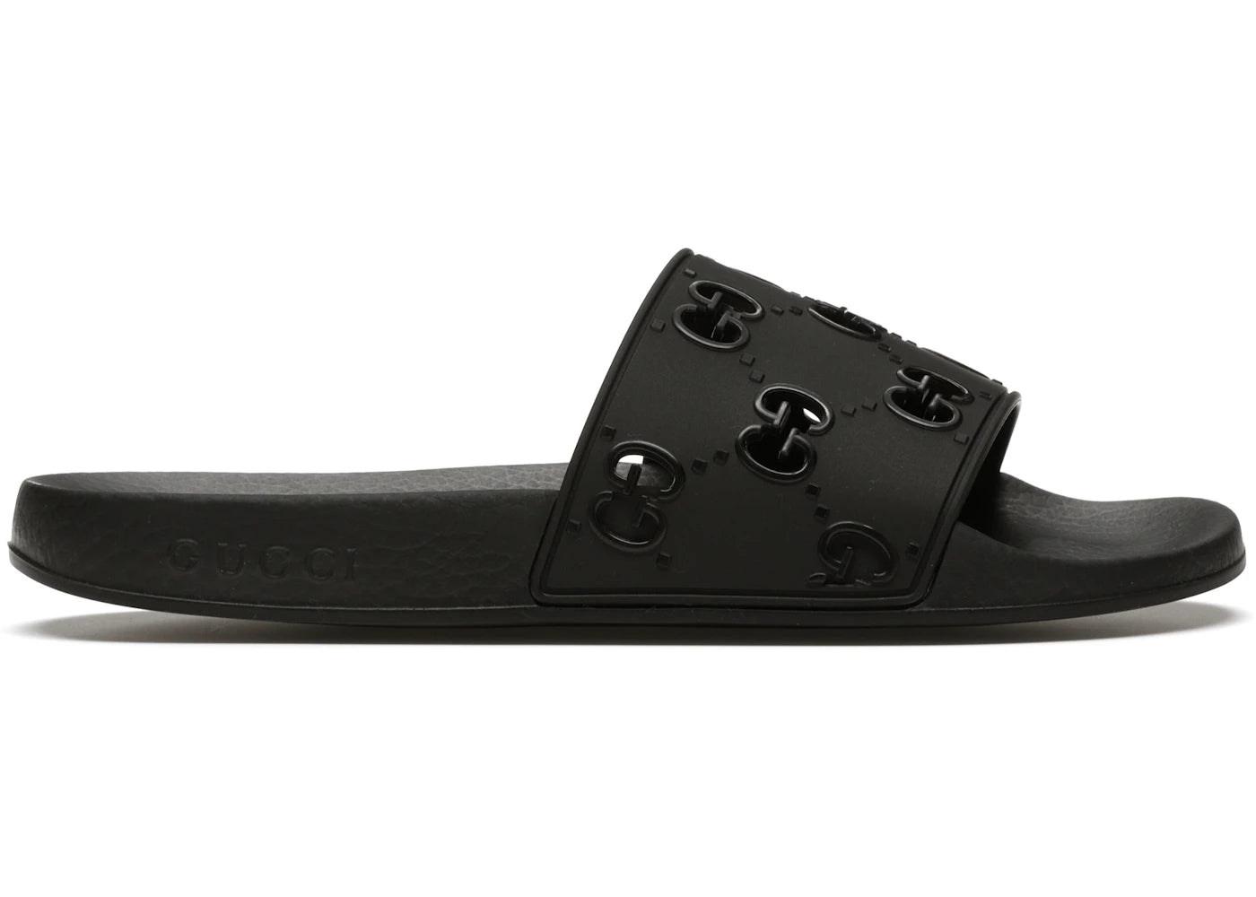 Gucci Slide-Black Rubber (Women's)