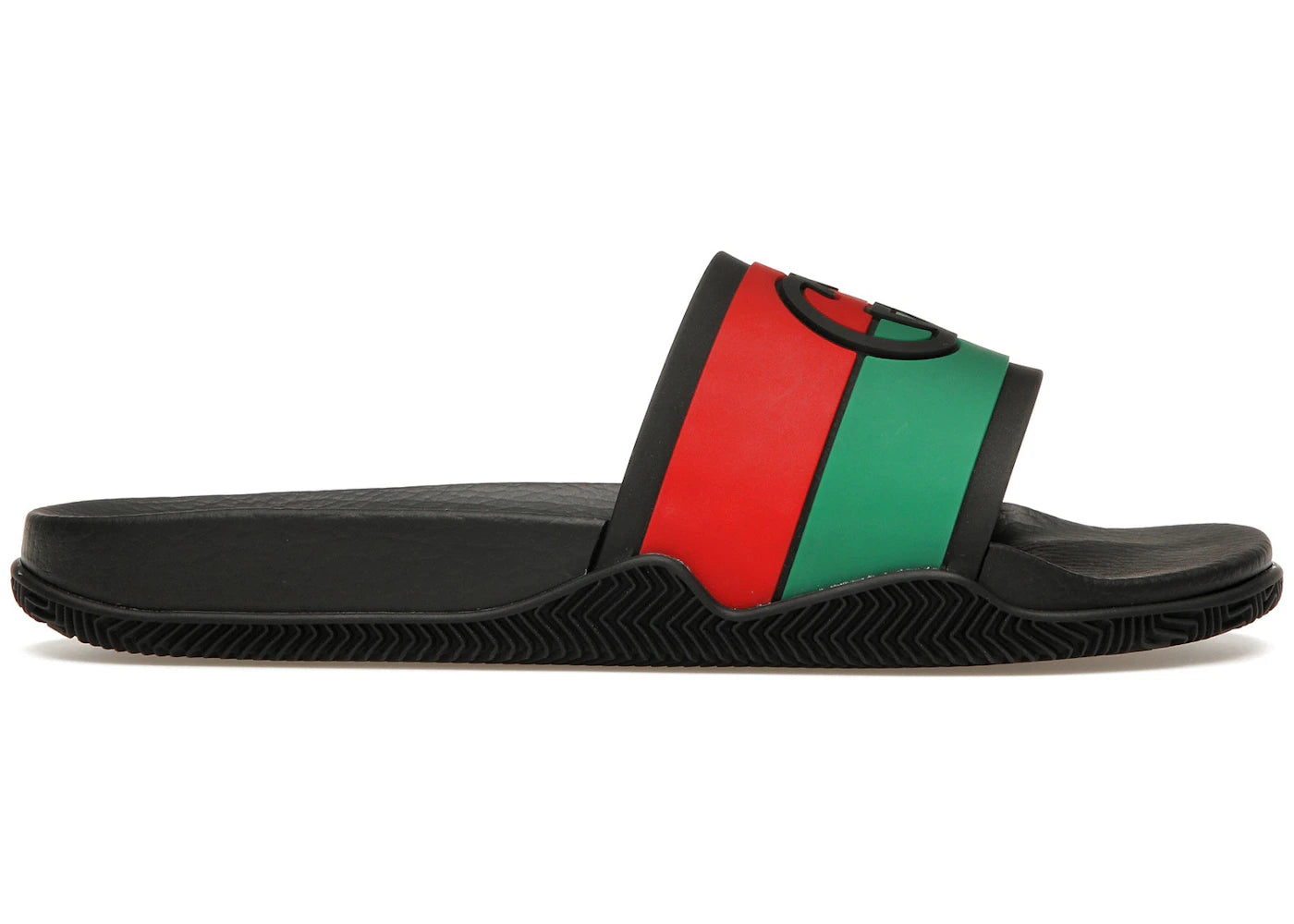 Gucci Slide-Interlocking G Black
