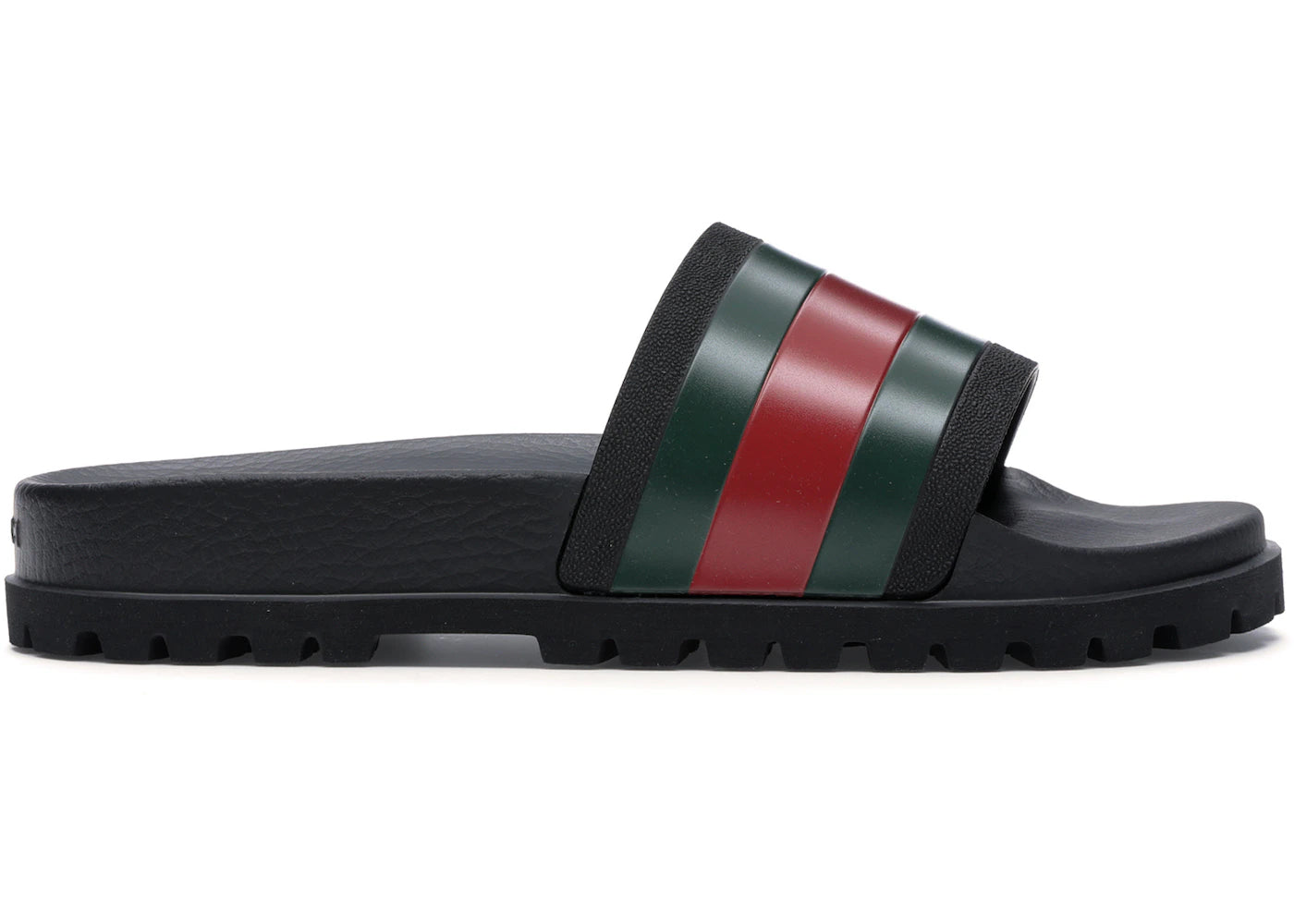 Gucci Web Slide Sandal-Black