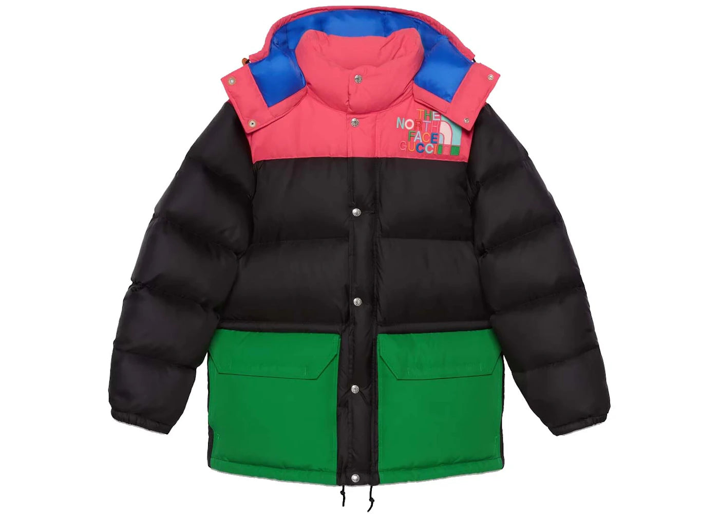 Gucci x The North Face Down Jacket-Black/Multicolor