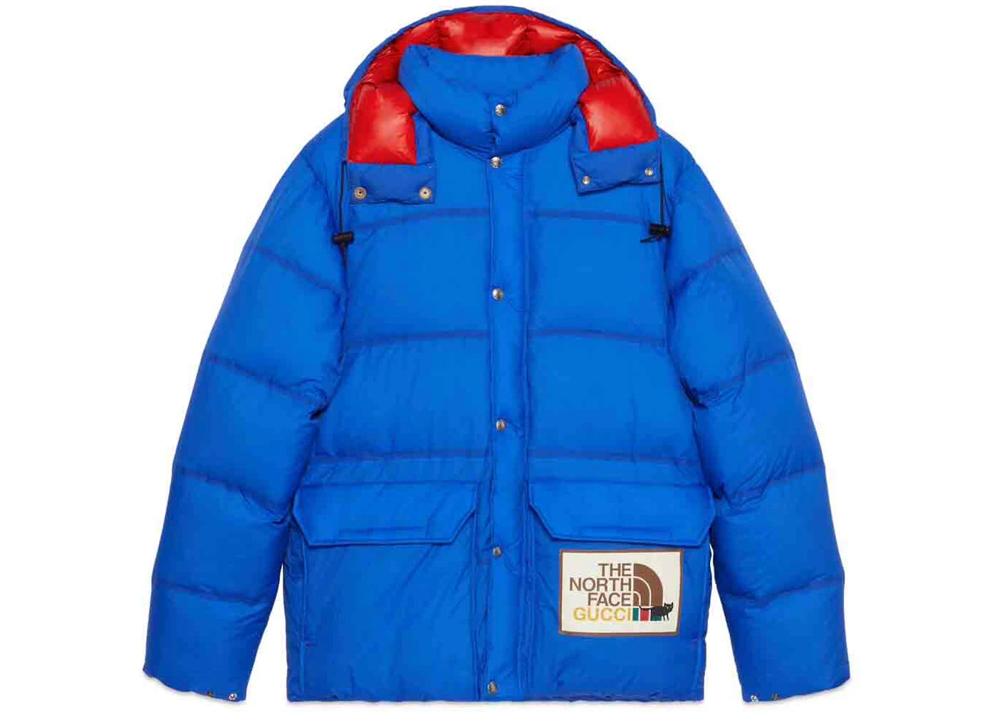 Gucci x The North Face Down Jacket-Blue