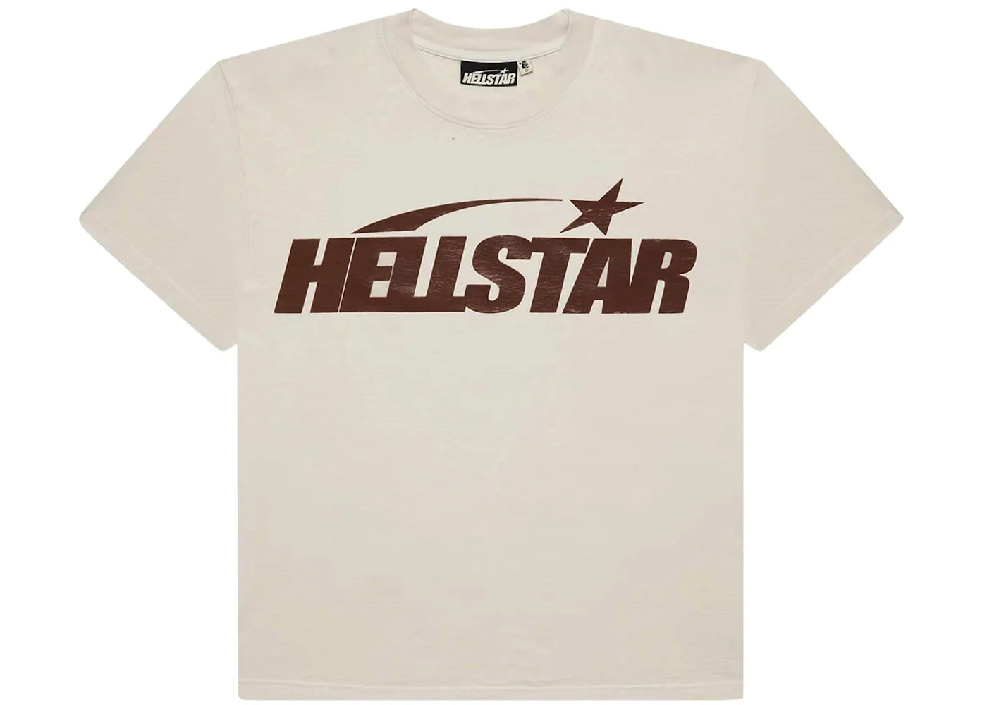 Hellstar Classic T-shirt  White/Brown
