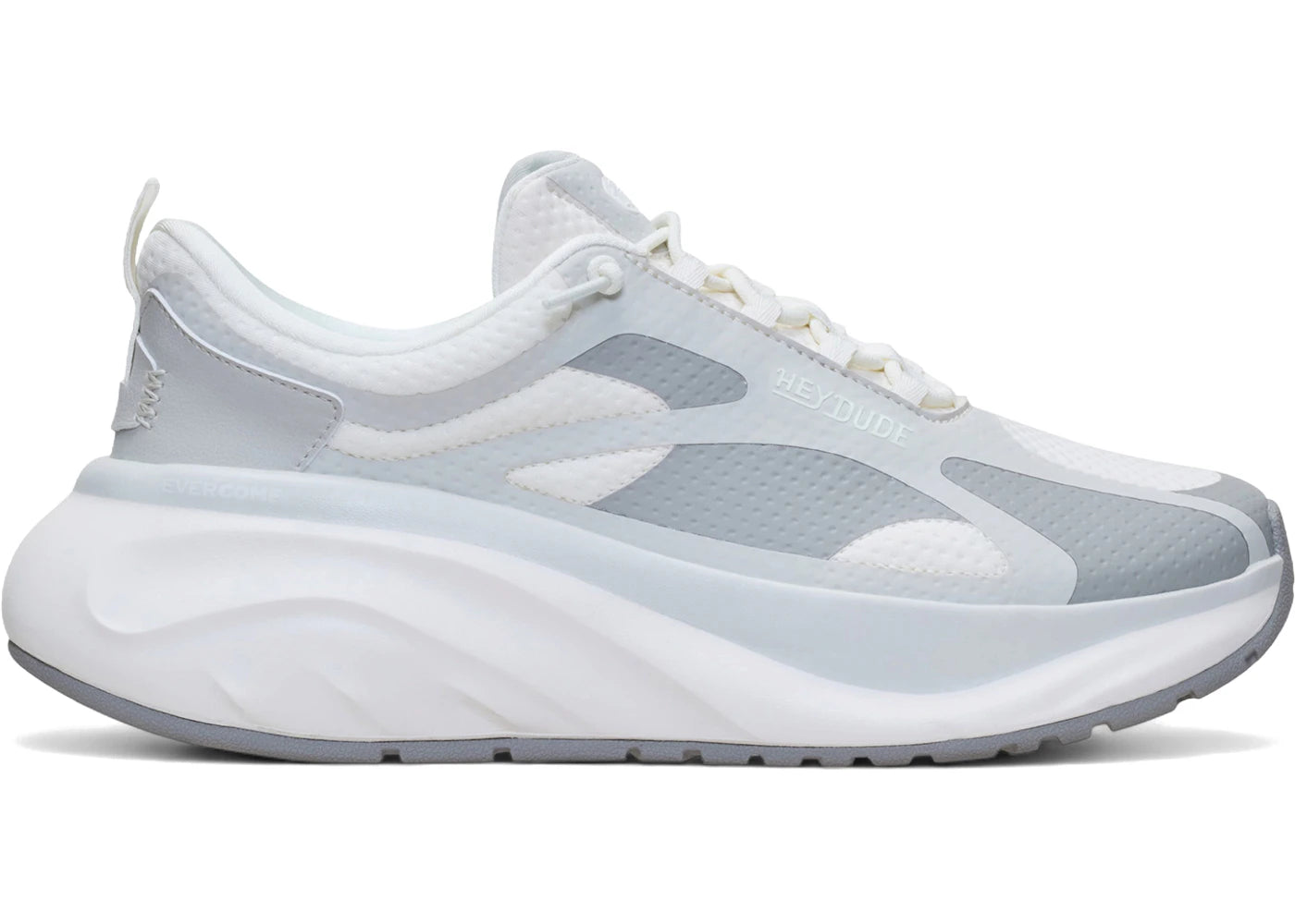 Hey Dude Stride-S White Grey - main view