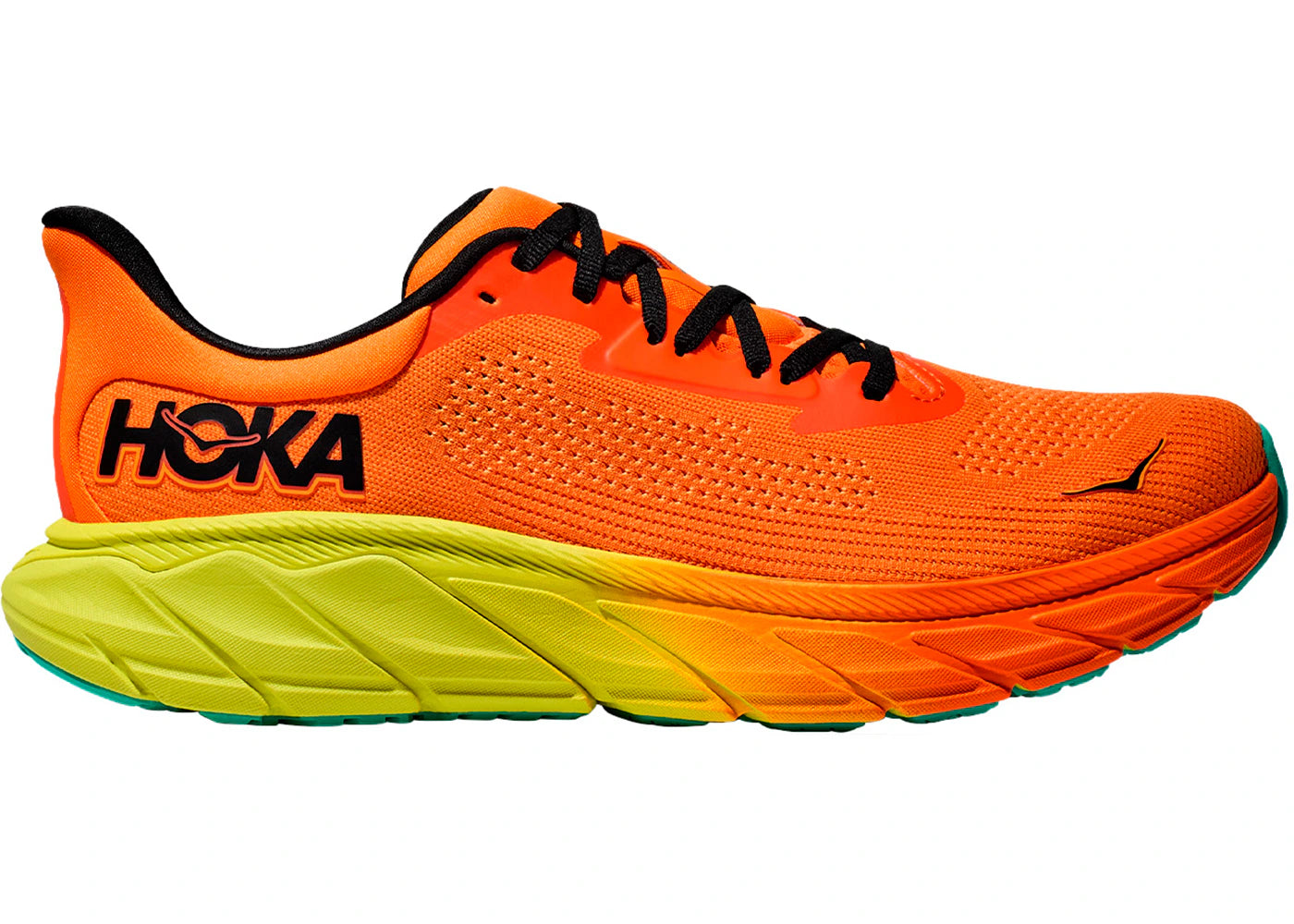 Hoka One One Arahi 7-Electric Tangerine Black