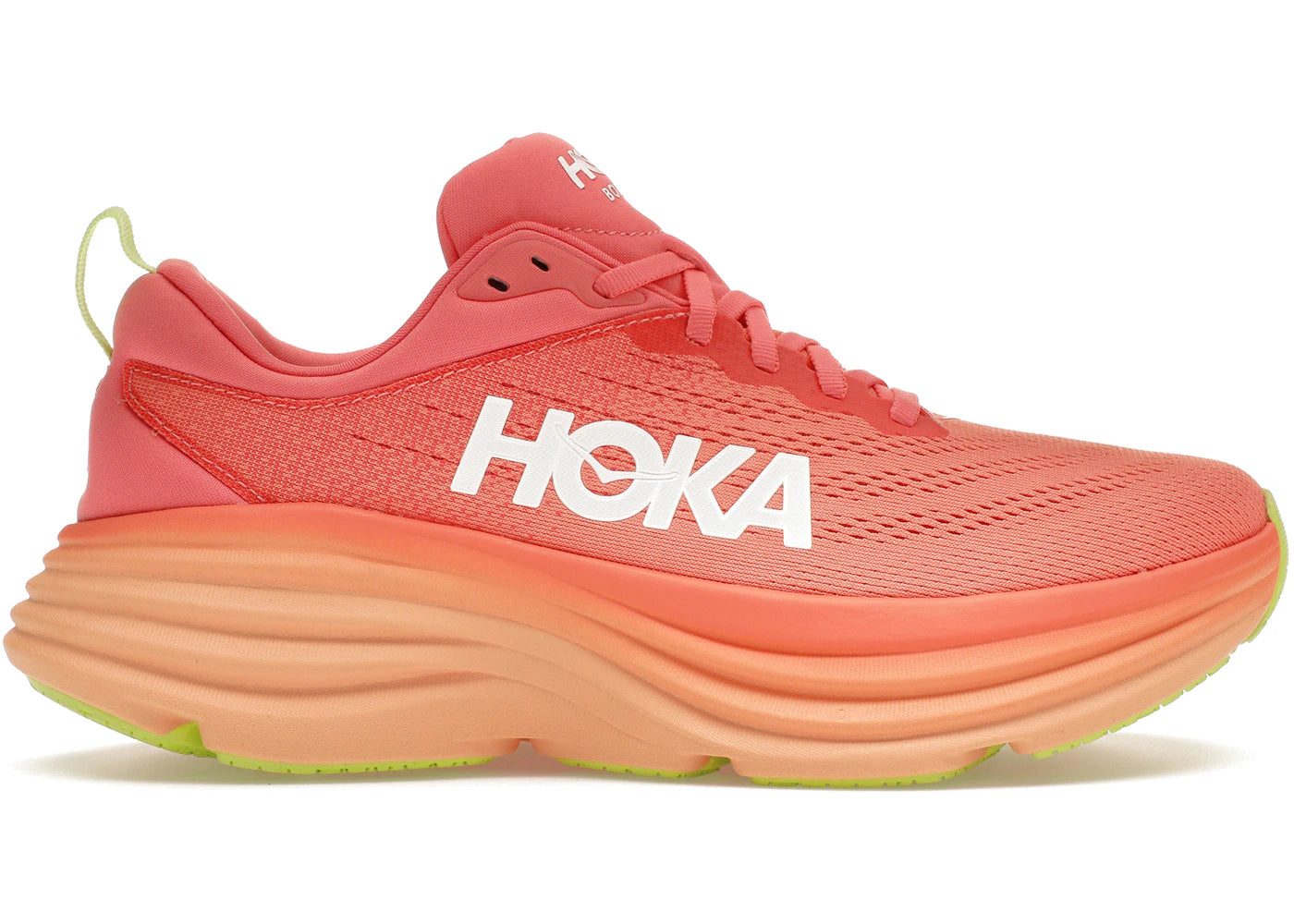Hoka One One Bondi 8-Coral Papaya (Women's)