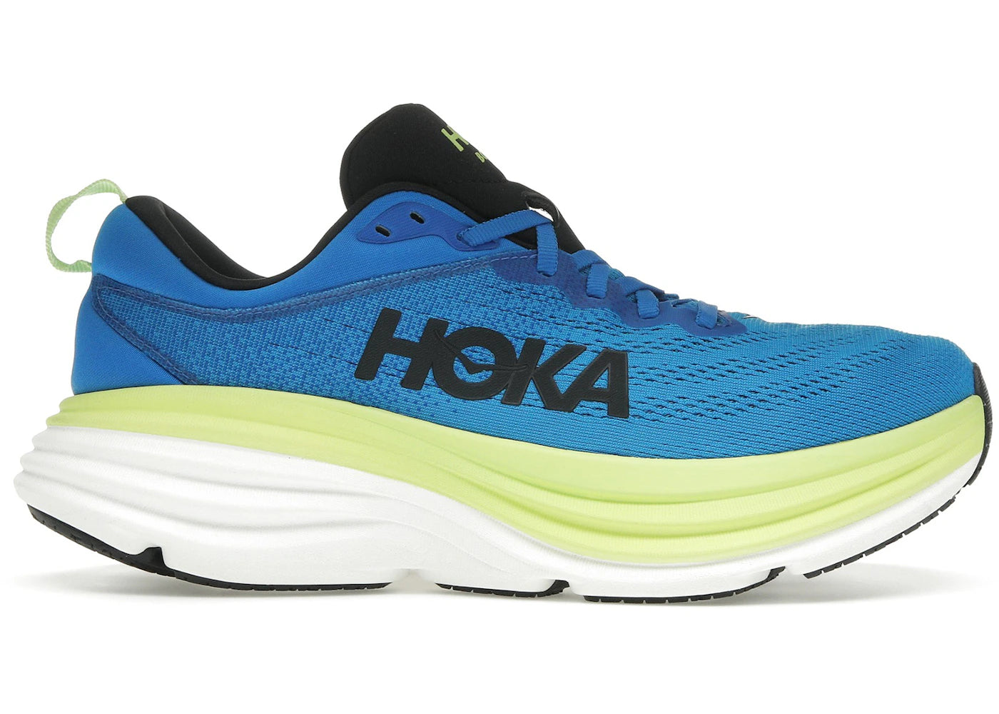 Hoka One One Bondi 8-Electric Cobalt Lettuce